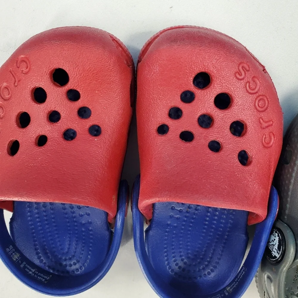 CROCS kids bundle of two pair 4T
